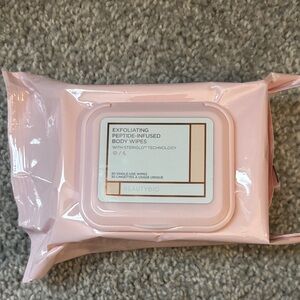 BeautyBio Peptide Infused Exfoliating Face & Body Wipes